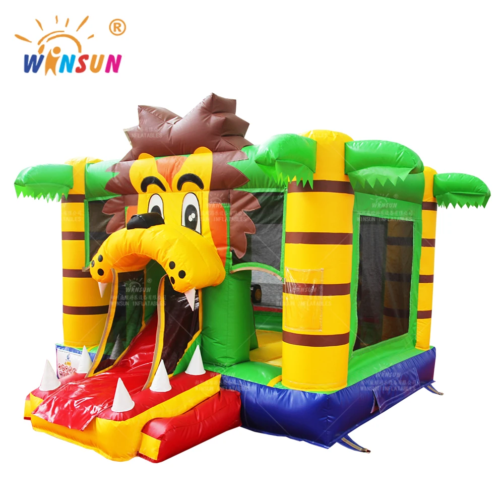 Winsun Factory Inflatable Water Slide PVC  Jumping House Castle Commercial Customized Lion Inflatable Bouncy