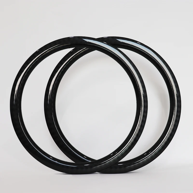 Road Bike Full Carbon Fiber Rims 700C 26mm Width Gravel Bicycle Rims Asseamble Wheels Tubeless Clincher Tubular T700 T800