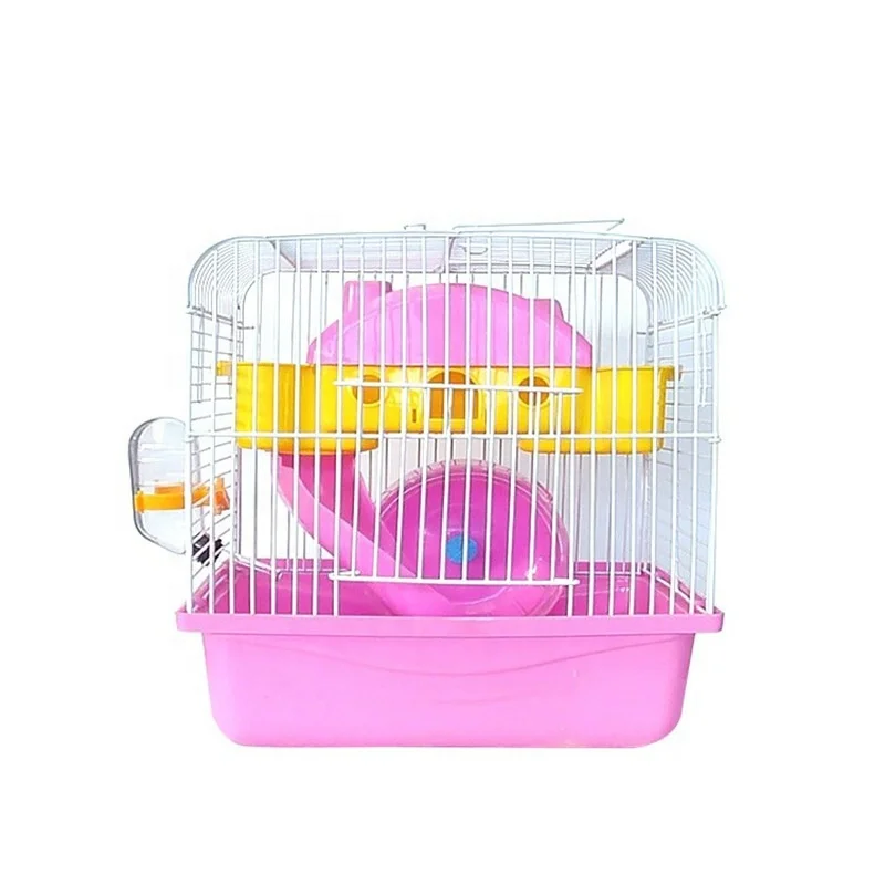 Golden bear cage Double deck deluxe hamster  house cage toy castle Hamster cage