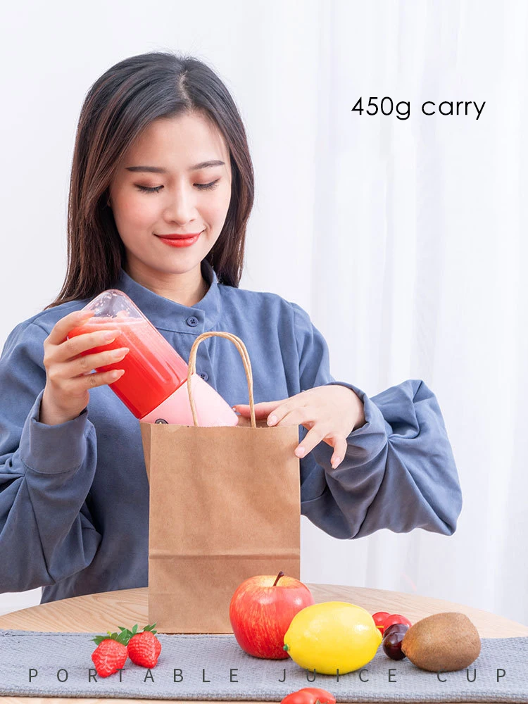 Homemade Juice Household Electric Juicer Blender Portable Cup USB Charging Automatic Blender Juice Machine