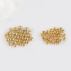 14k gold plate clip beads jewellery crimps and finding bead gold filled crimp beads End clasps