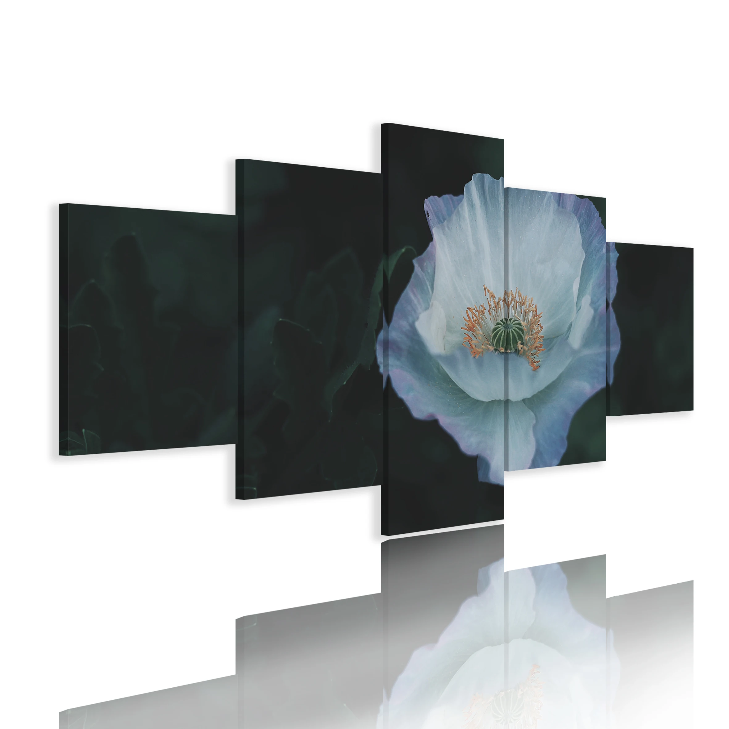 Canvas Printing Custom Oil Painting 5 Piece Large Wall Painting Flowers Paintings Art Sets