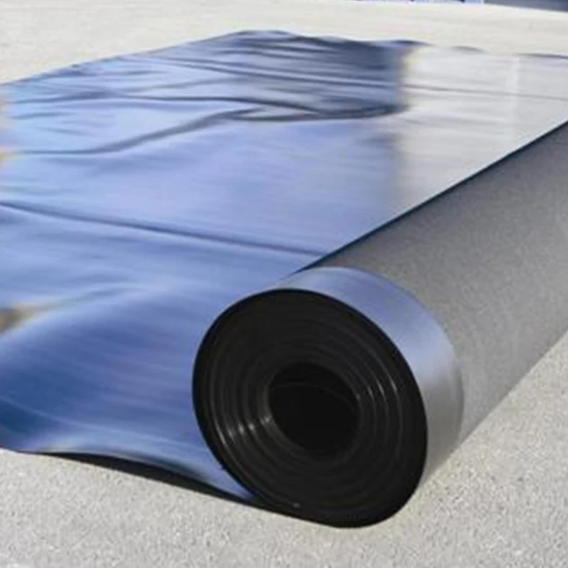 Black Smooth Waterproof Polyethylene Pond liner HDPE Geomembrane