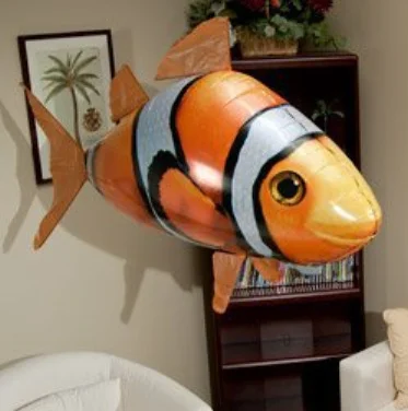 Kids Toys Gifts Party Decoration Toy Remote Control Shark-Toys Fish Infrared RC Flying Air Balloons Fish
