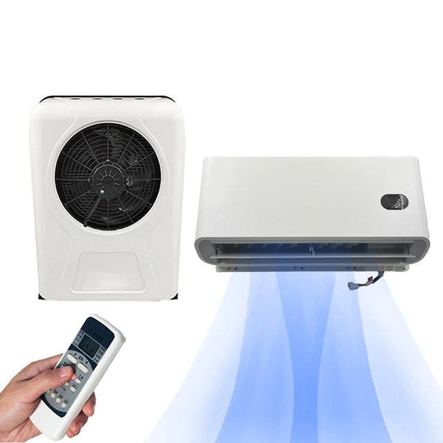 Okyrie Portable RV AC Air Conditioning Unit 12 24 Volt Motorhome Air Conditioner For Van Camper Boat Hatch