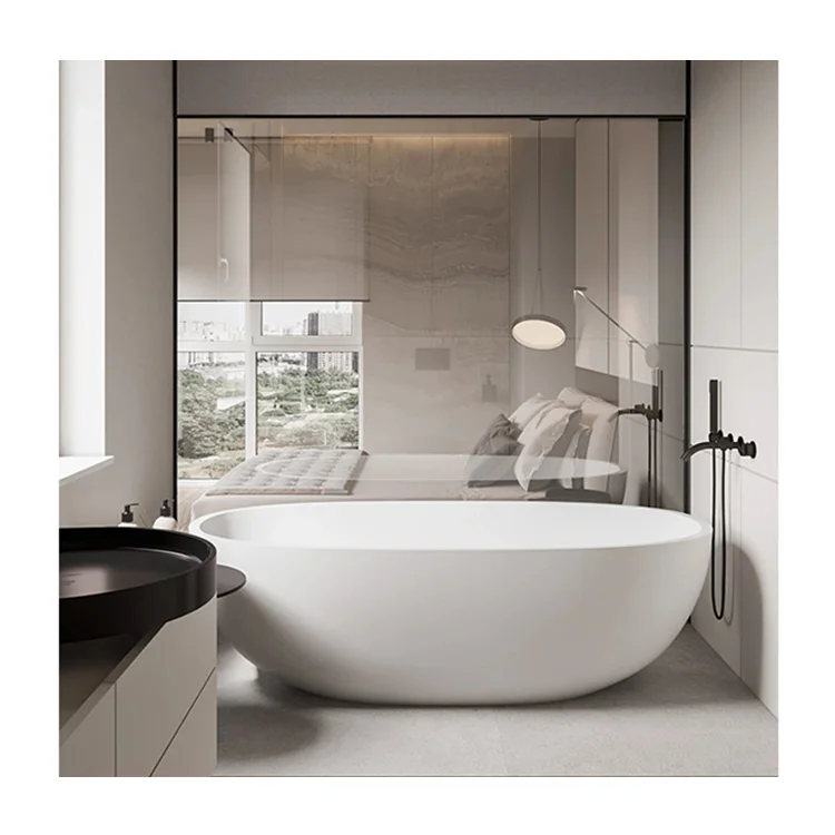 ORTONBATH Economical Acrylic Freestanding Bathtub OTZHD21