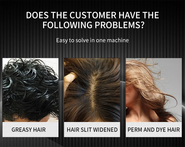 Hair Scalp Analyzer Machine Follicle Analysis With Sprayer Rf Massage Management Hair Scalp Treatment Machine