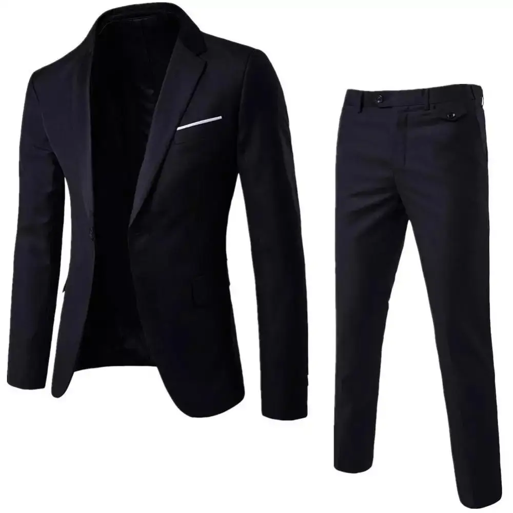 2021 top quality Cotton Men Suit Pants & coat