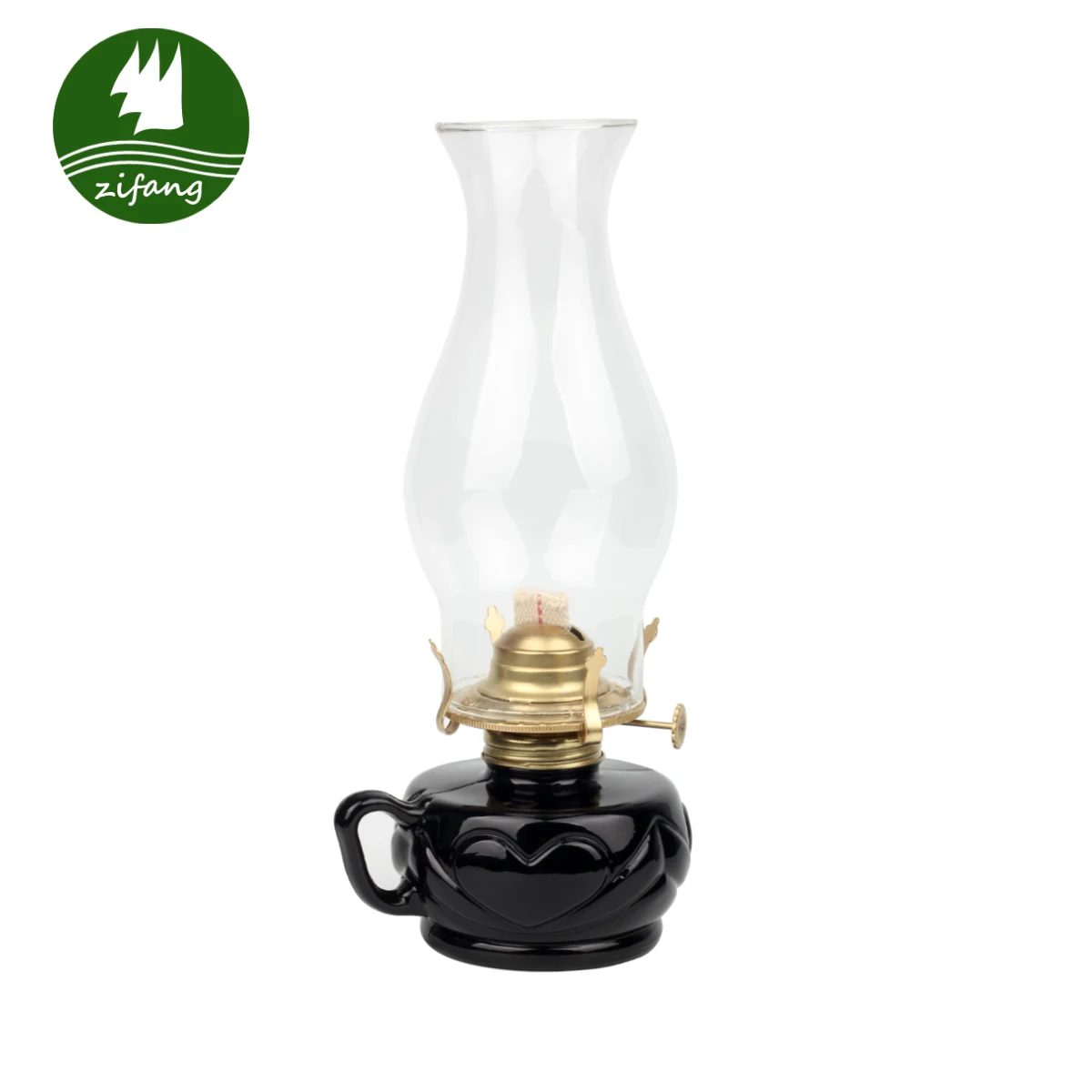 Home Lighting Clear Glass Kerosene Lantern Vintage Oil Lamps for Indoor Decor Use