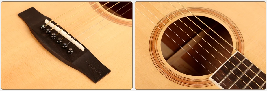 Китайский музыкальный инструмент Восточная вишневая Акустическая гитара Профессиональная Гитара из массива дерева