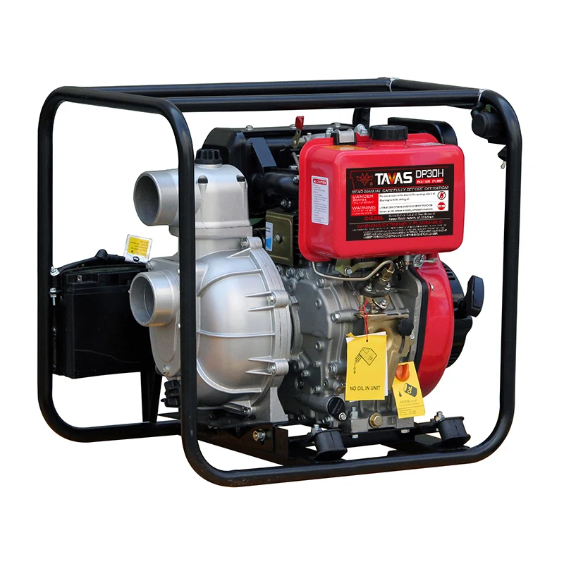 TAVAS DP30HE 178F 6HP high pressure diesel water pump 3inch electric start