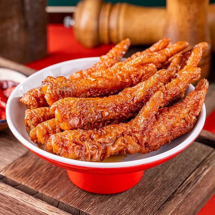 Factory 138g Meat Snacks Spicy Chicken Feet Snacks For Office