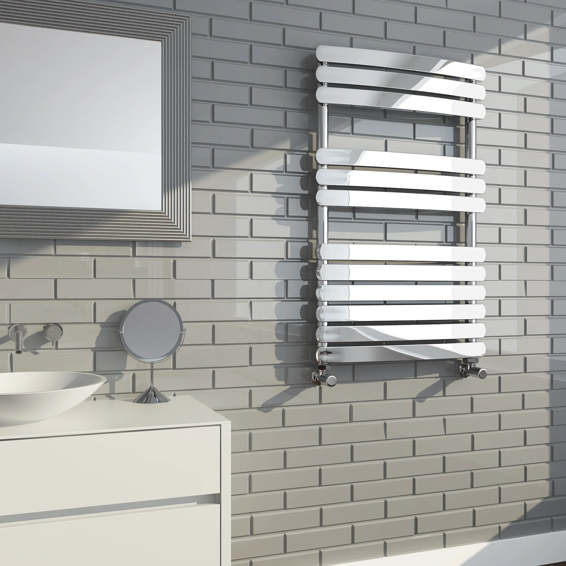 High quality OEM service SUN-D3 vertical radiators bath towel warmer heated towel drying rack towel rail radiator