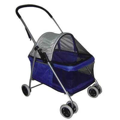 
Pet Stroller Small Lightweight Foldable Outdoor Portable Luxury Dog Trolley 