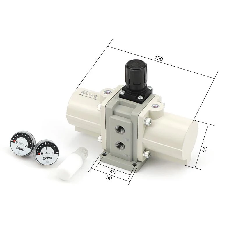 VBA10A-02GN/VBA10A-02, регулятор пневматического усилителя 1/4 для промышленного резервуара, аксессуары для сверхзаряженного цилиндра