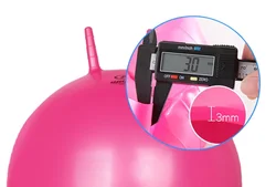 Hot selling Colorful Play high quality kids tennis space hopper ball and jumping ball with handle