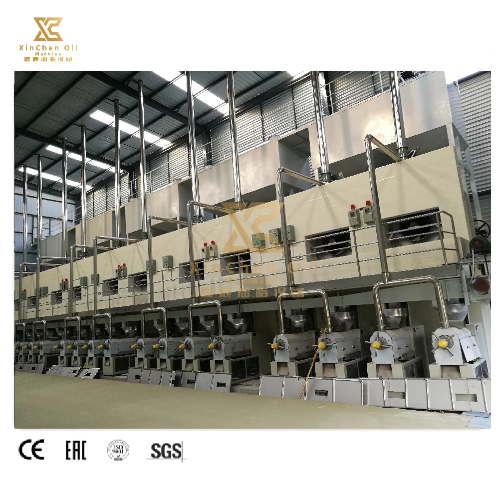 Factory Cashew Nut Oil Pressing Line Peanut Oil Press Machines Production Line Coconut Oil Press Line