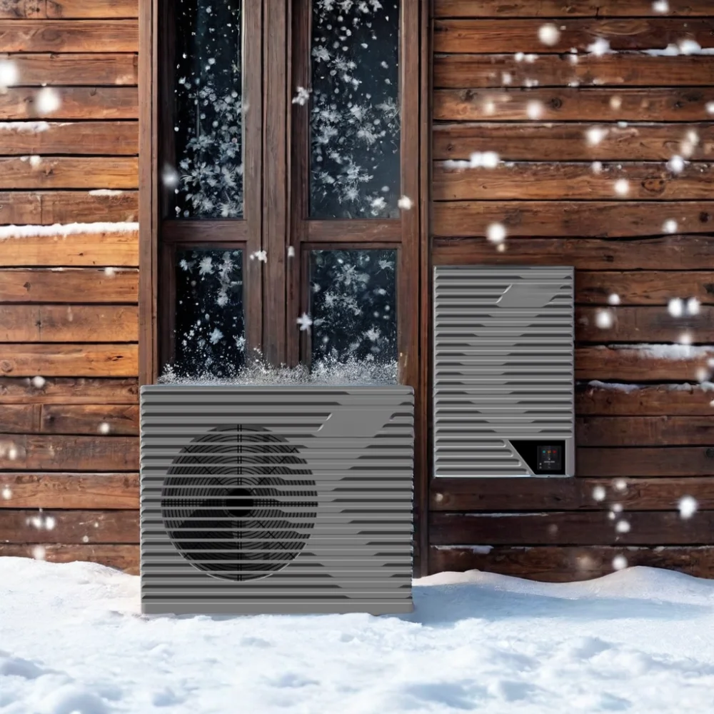 10kw 15kw Europe standard DC inverter split air to water heat pumps R32 heat pump with wifi for radiator heating