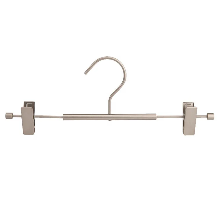 PF-003 Adult metallic steel coated clips trousers pants bottom jeans skirts clamp store display hangers racks