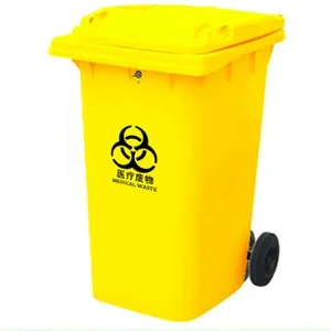 Export HDPE Outdoor Plastic 240 Liter Industrial waste bin Price