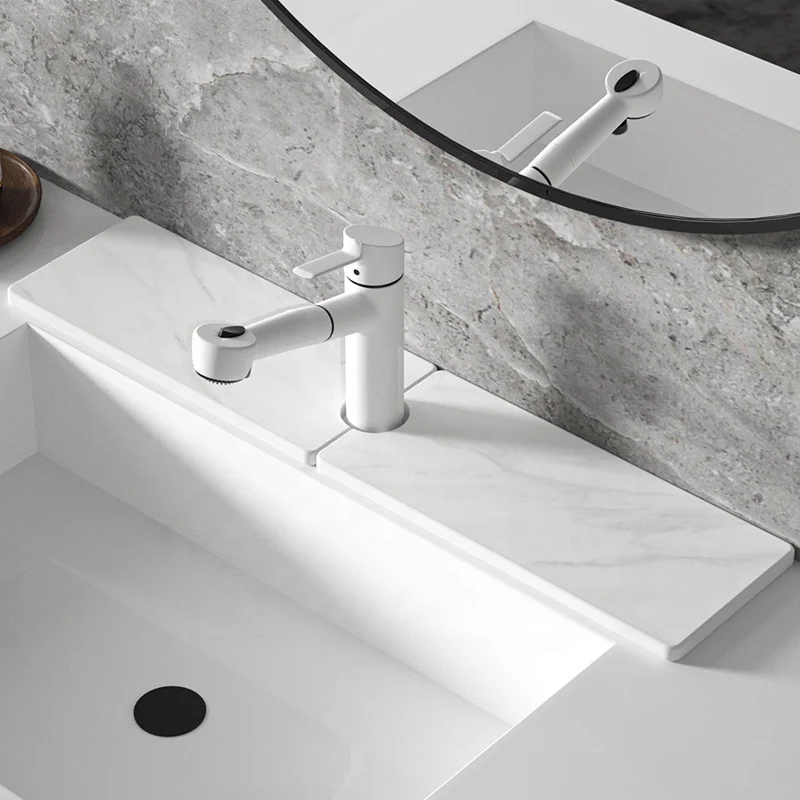 Customizable Kitchen Faucet Splash Guard Fast-Drying Hygienic Made from Eco-Friendly Diatomaceous Earth Anti-Mold for Hotels