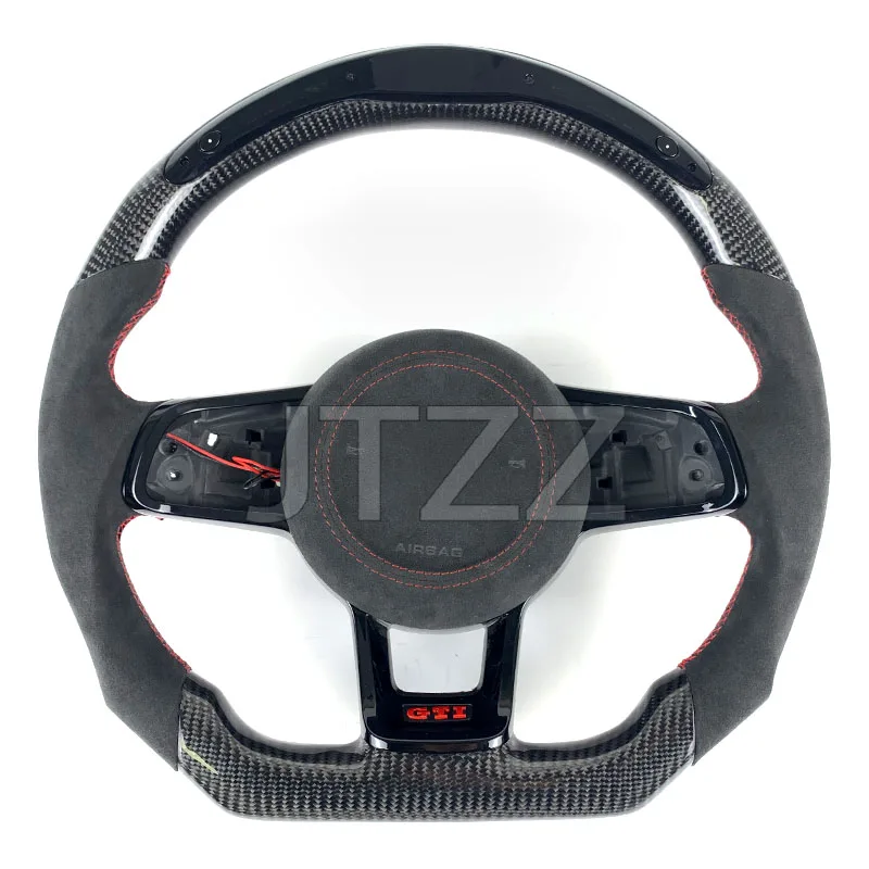 For Volkswagen Golf MK7 GTI 2015 2016 2017 2018 2019 Carbon Fiber Steering Wheel Car accessories