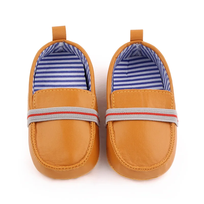 Solid Toddler Casual Slip-on Shoes PU Fancy High Quality Baby Shoes Unisex