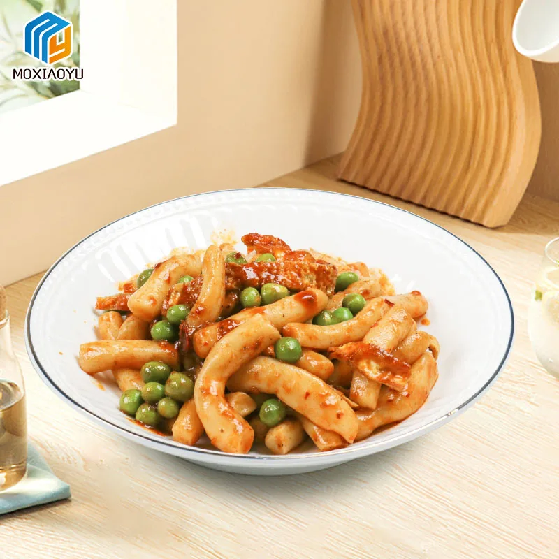 Moxiaoyu Low Price China Keto Friendly Korean Shirataki Fried Rice Cake Spicy Flavor Diabetic Food   Konjac Rice Cake