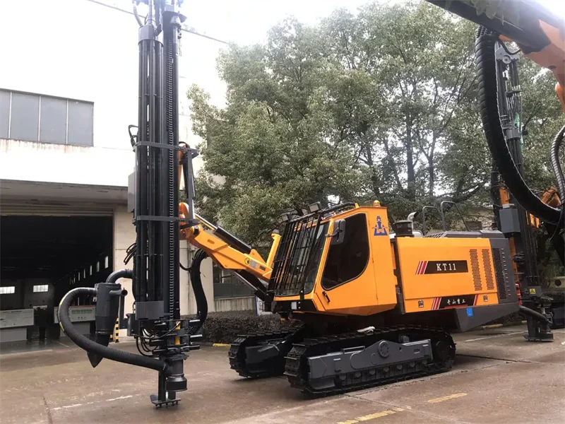 Factory directly sell KT11 hard rock blast drilling rigs mining rig down the hole drill rig