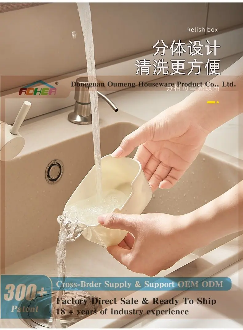 Aohea bpa free storage container new bento latest plastic 4 8 compart box Lunch Box Food Container Bento Lunch Box