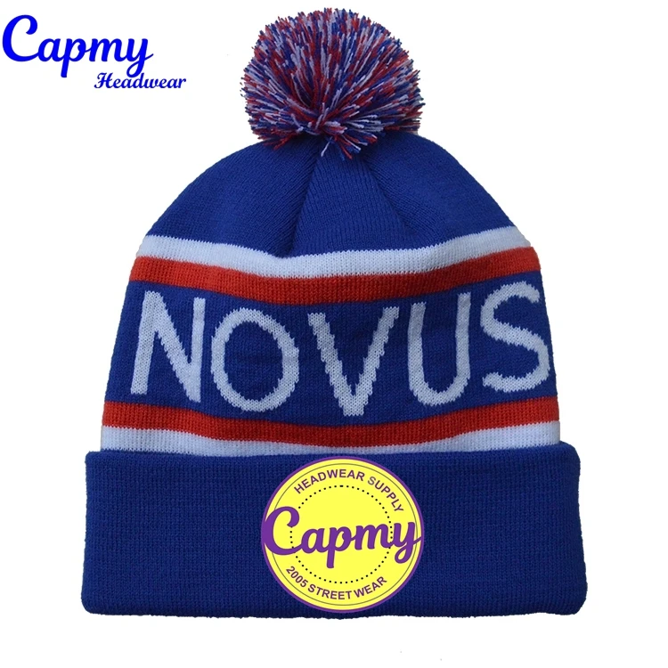 Custom popular manufacturer 100% wool high quality winter warm knit beanie hat