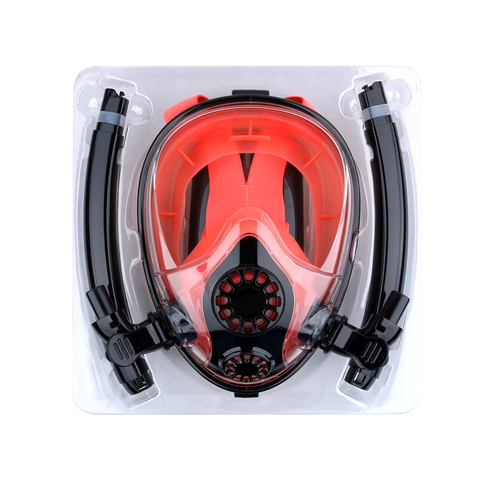 Thaistone New Swimming diving full face mask Anti Fog Full Face Snorkeling Snorkeling Mask Double Breath