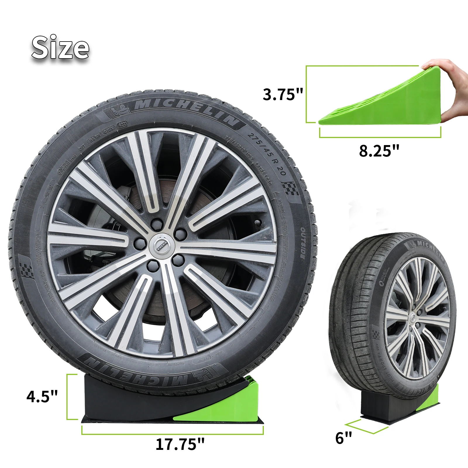 S202 Camper Leveler Kit,RV Leveling Blocks Ramp for Travel Trailer Leveling System,Up to 35,000 lbs