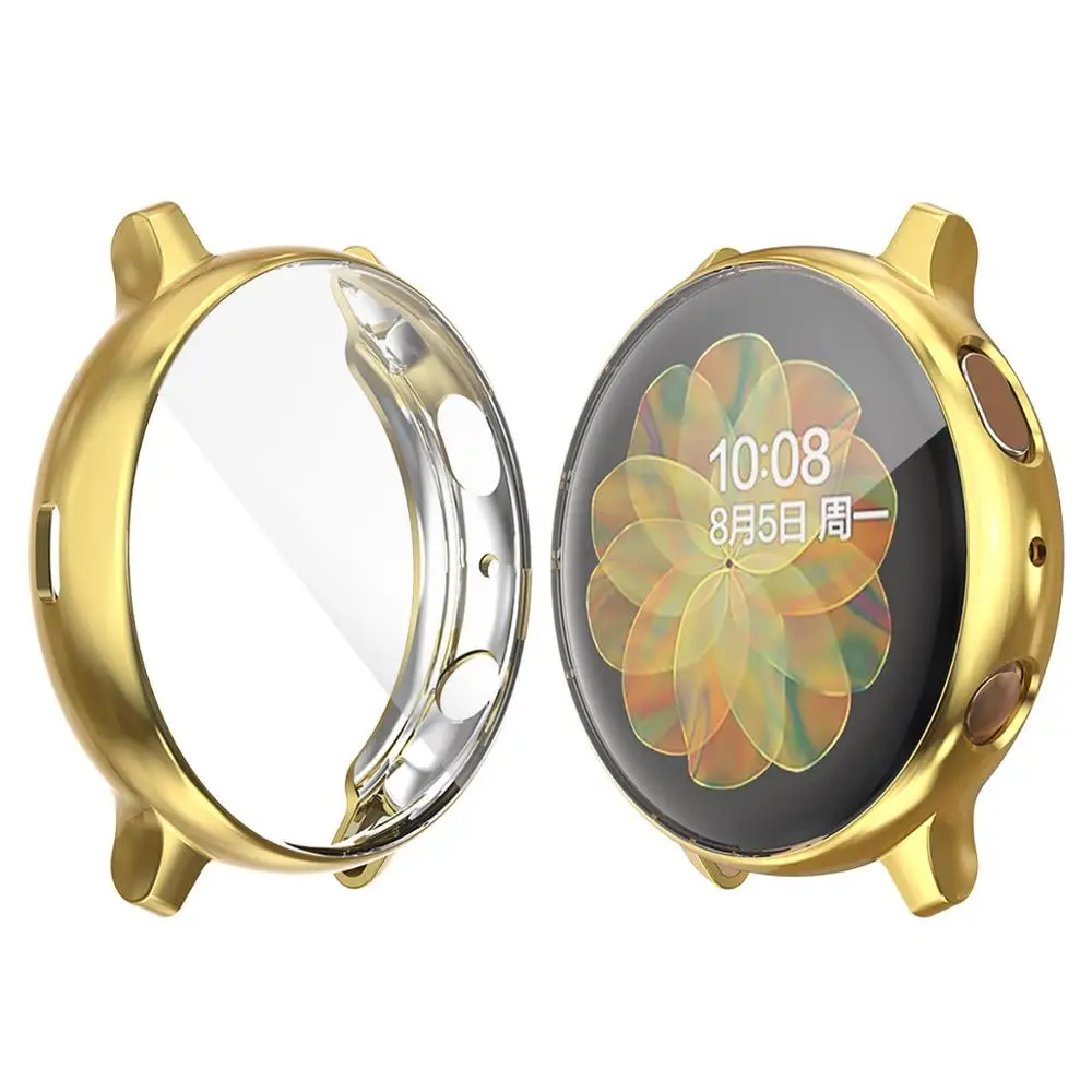 For Samsung TPU watch case screen waterproof protector uv active 2 40/44mm screen protector