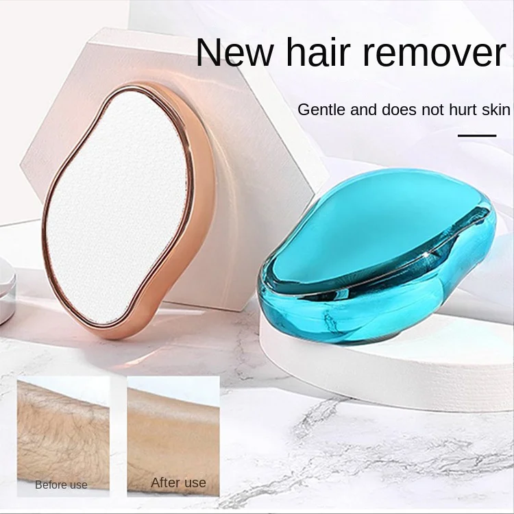 2022 Tiktok Hot Magic Eraser Hair Remover Physical Tool Painless Bleam Eplilator Depilador Crystal Hear Removal