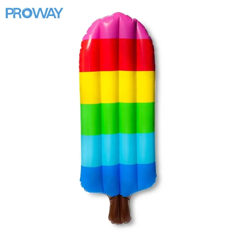 OEM/ODM Inflatable Float Mat Water Swimming Pool Toy Floating Ice Pop Water Air Mattress Large Size Summer Fun Hgih Quality