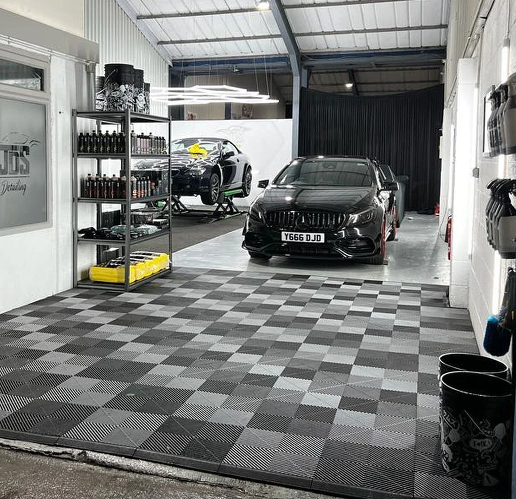 Мастерская Pp Крытый ПВХ доски гаражный пол плитка Противоскользящий ПВХ пол