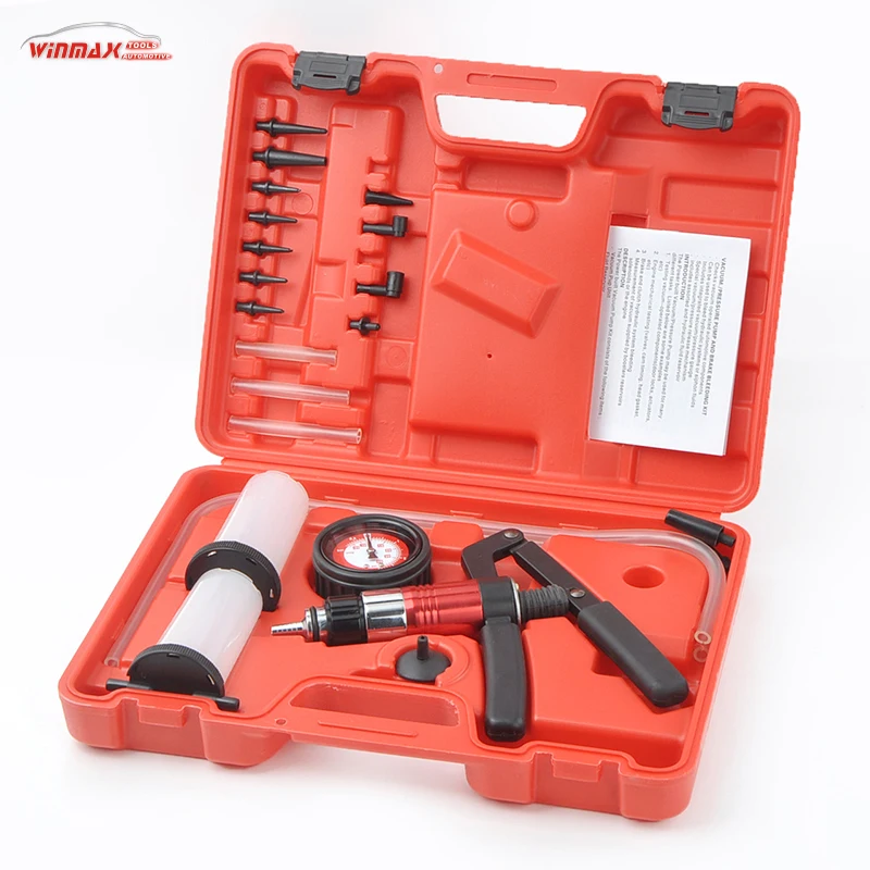 Winmax Brake pressure bleeder vacuum pump test tuner tool kit