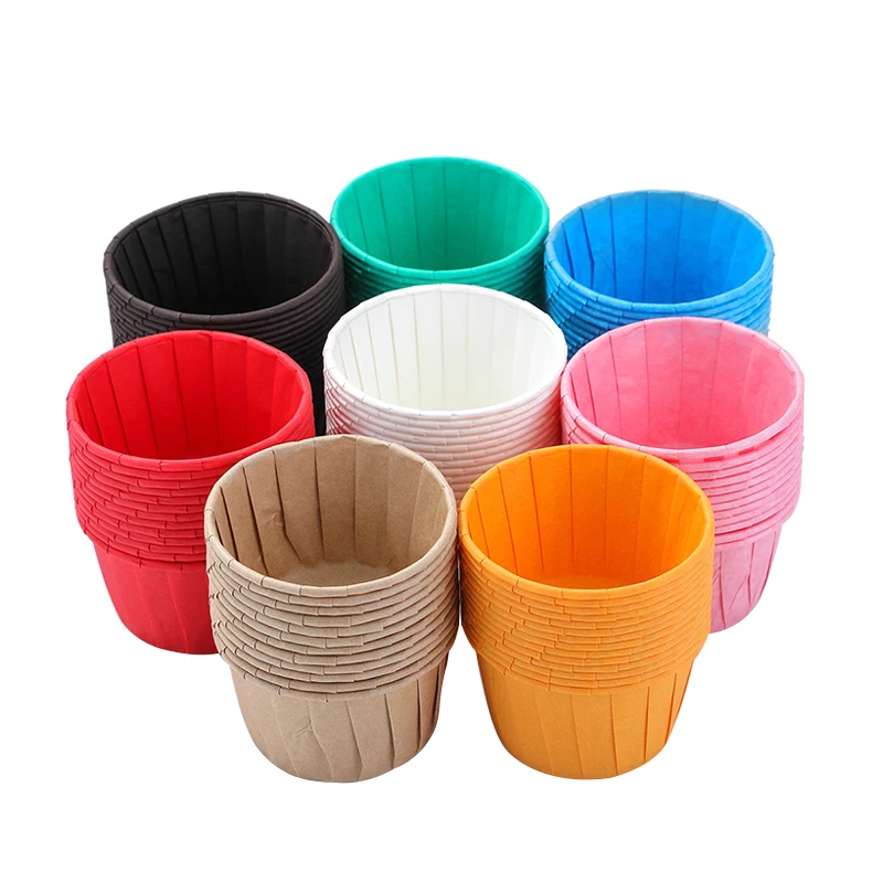 Wholesale New Baking Mould Multicolor Optional ECO Cup Cupcake Muffin Cake Liner Paper Tray