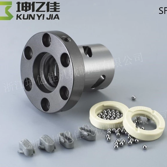 China supplier ball lead screw pairs SFI3210 Round flange with Six mounting holes TBI type ball screws for CNC machinery