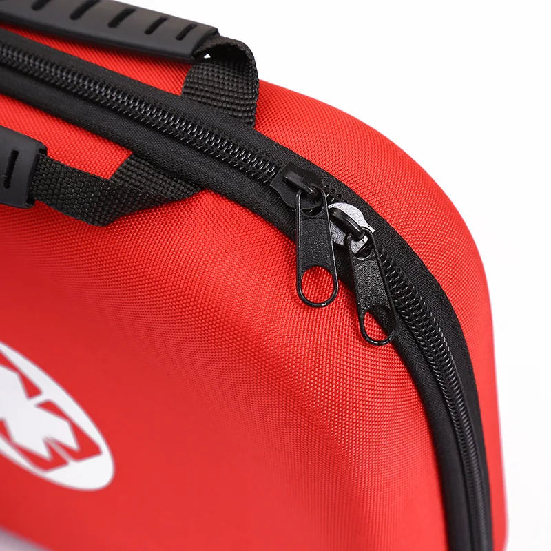 Car Home Traveling Camping Office Sports Bag Reflective Cross Fully Stocked First Aid Box Set 11 PCS with Essential Accessories