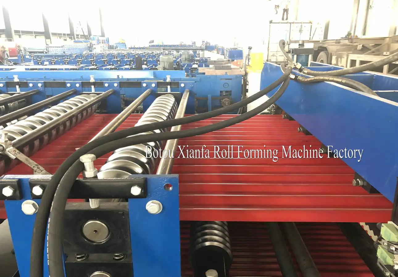 Double Deck Corrugation Roll Forming Machine For Roof Sheet