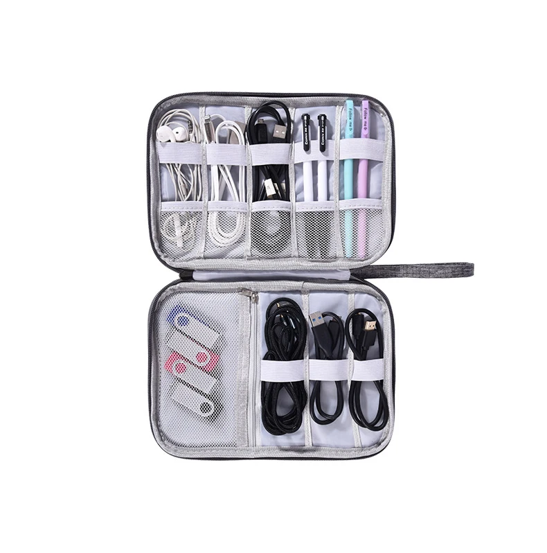 Digital Charger Storage Bag Earphone Wire Bag Power Bank Travel Kit USB Data Cable Storage Bag