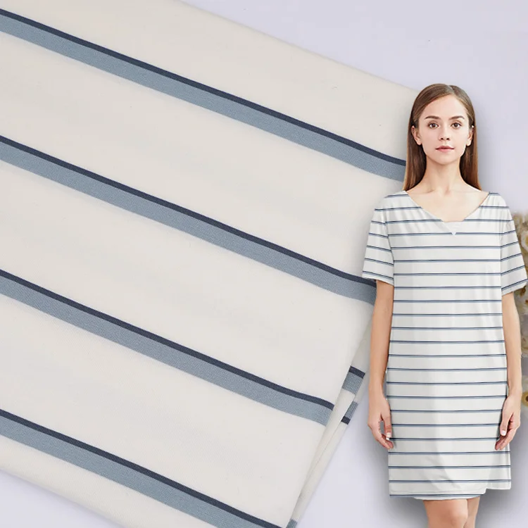 Wholesale jersey soft thin underwear tee shirt elastane modal fabric spandex for summer