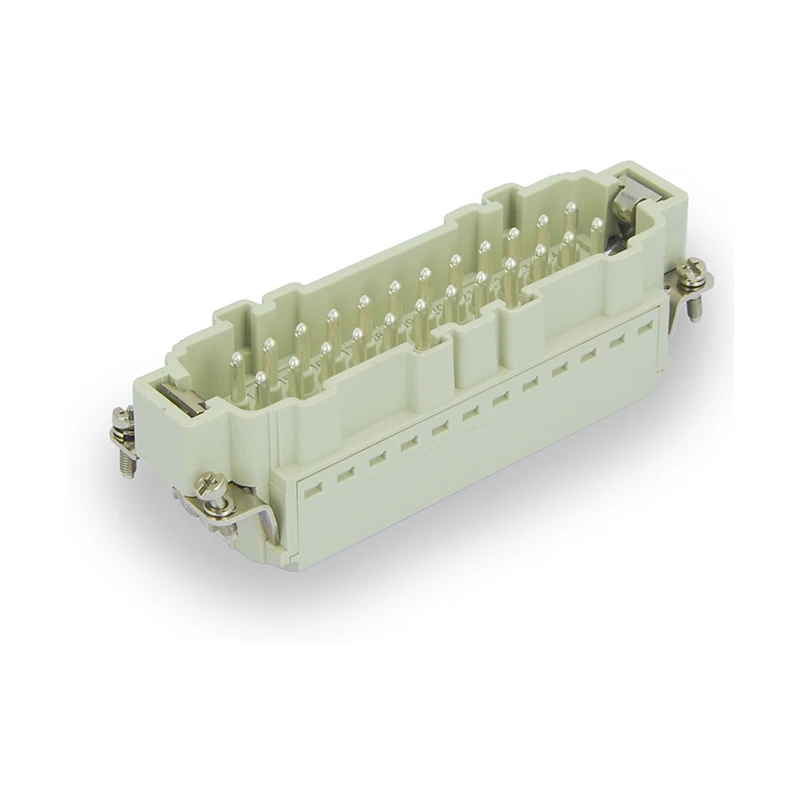 Electric Heavy Duty 24Pin HE-024-MS Industrial Connector Rectangular Connector