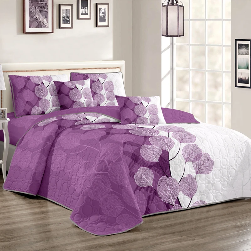 Современный дизайн king size стрейч покрывало набор Квин-сайз класса люкс для кровати