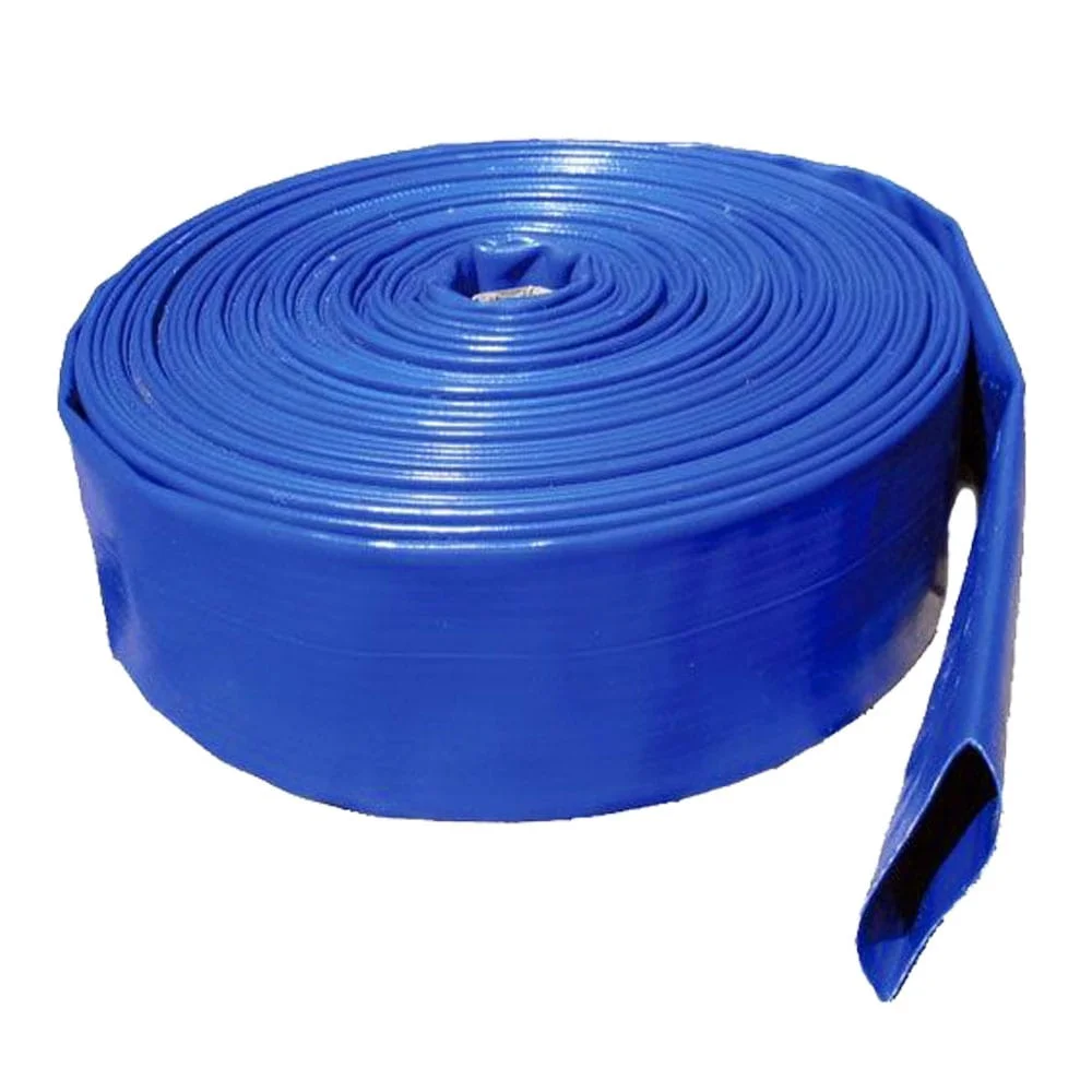 Heavy duty non smell non toxic textiles layflat hose pe pvc layflat hose for farm irrigation