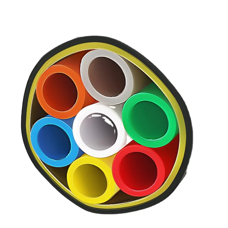 Hot Selling  7 Way Circle  HDPE Microduct Tube Bundle For Air Blowing Fiber Optical Cable microduct fiber optic cable of China
