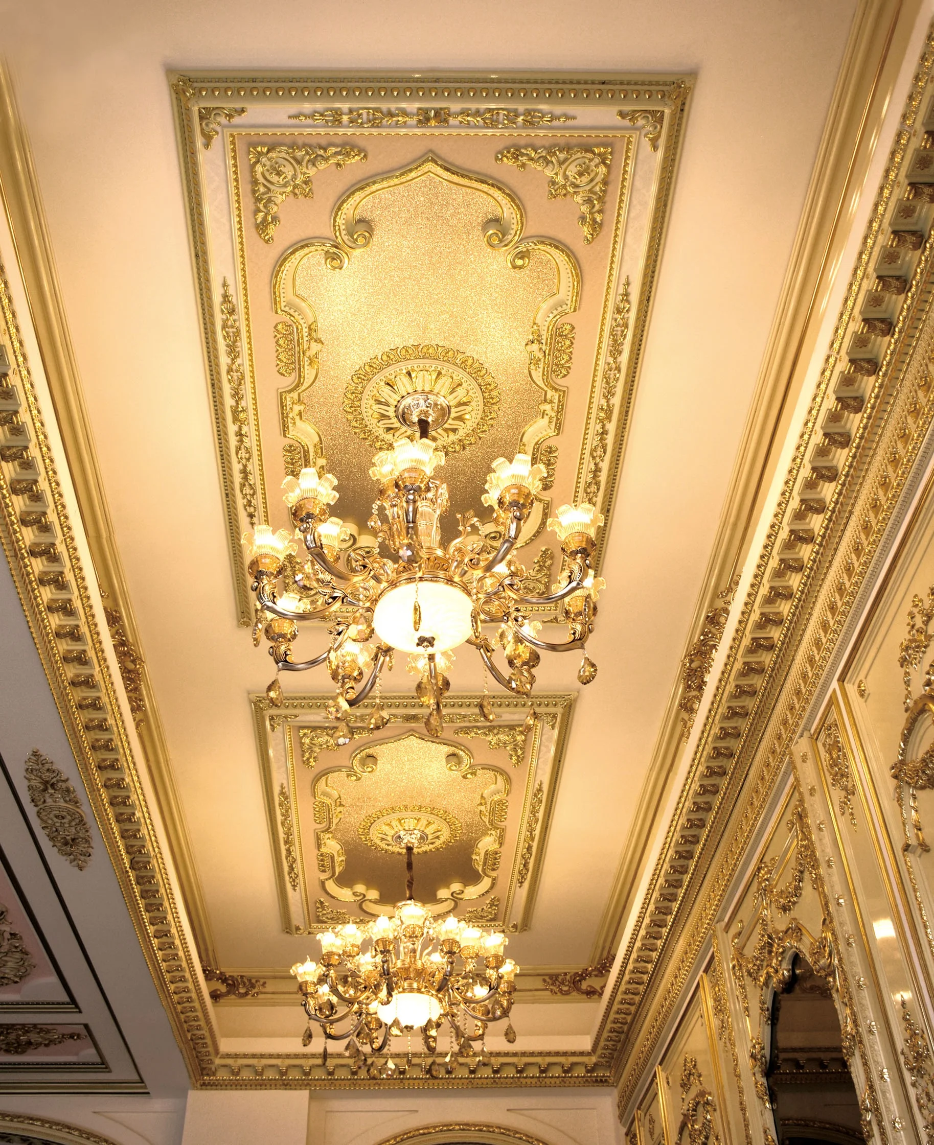 Banruo Plastic Polystyrene Artistic Ceiling Panel Board for Construction Decoration