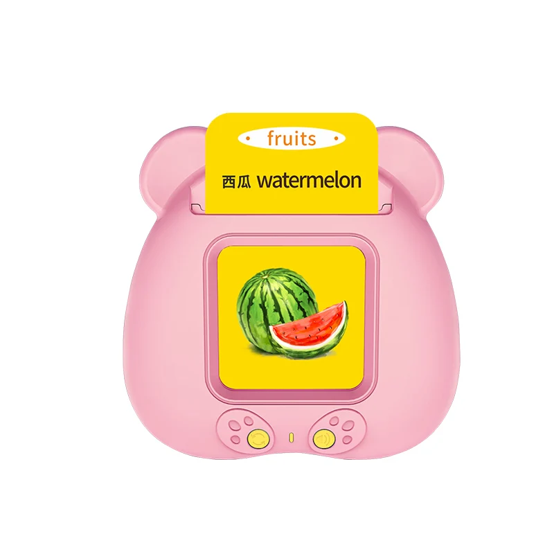 Early Education Machine Learning Toddlers Educational Toys Talking Audible English Flash Cards